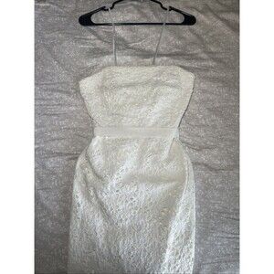 Lilly Pulitzer Sienna Midi Dress Resort White Floral Lace Eyelet Wedding Size 12